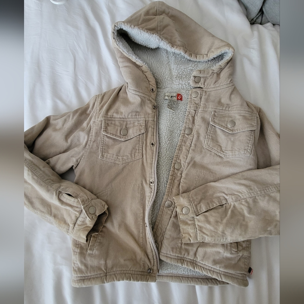 Kali Girl Lined Corduroy Jacket XS